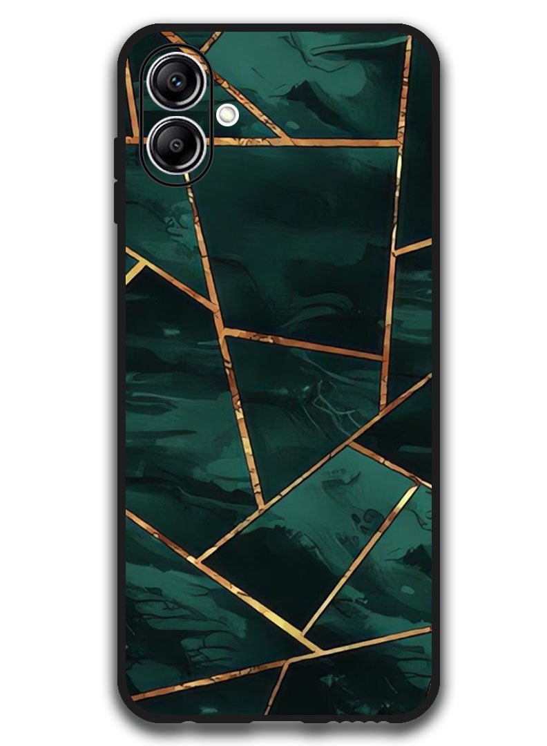 Theodor Case Compatible with Samsung Galaxy A07 6.7 Inch Protection Shockproof Bumper Cover Green Pattern - Image 1